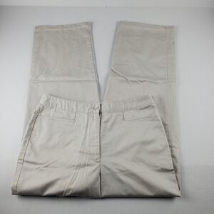 Foxcroft Light Khaki‎ Wrinkle Free Stain Resistant High Waist Pants Size 8